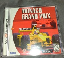 Monaco Grand Prix (Sega Dreamcast, 1999) Rare; Good+ Condition Untested 