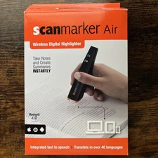Scanmarker Air Wireless Digital Highlighter Pen Text to Speech  UNTESTED 