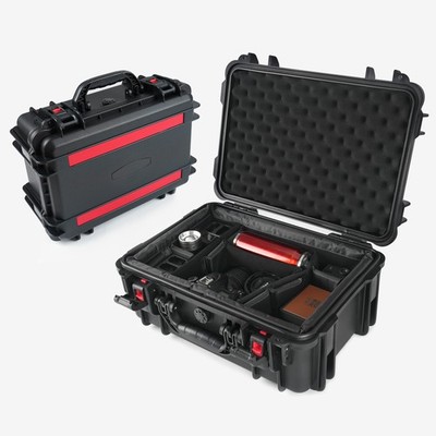 19.2x14.5x8.1 inch Waterproof Hard Case with Adjustable Dividers for Equipment