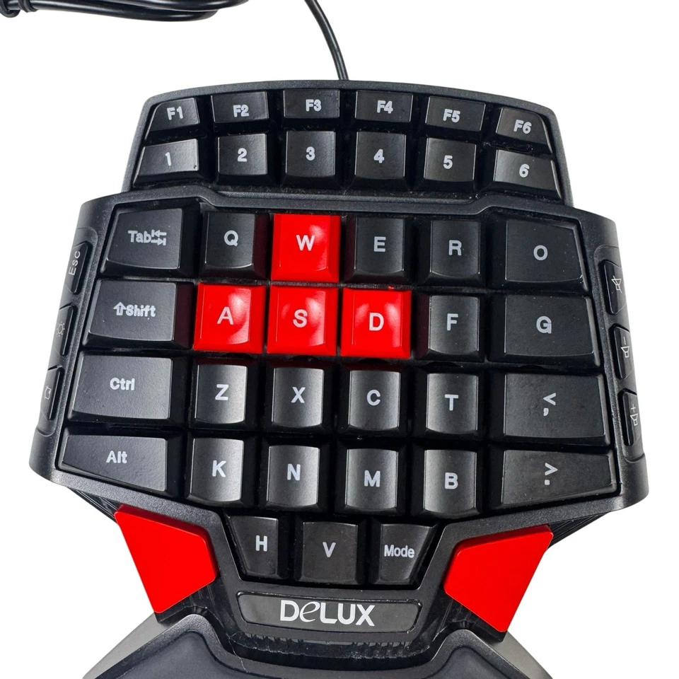 Delux T9 46-Key Singlehanded Wired Gaming Keyboard Professional Ergonomic ~ LQQK - Image 3 of 4