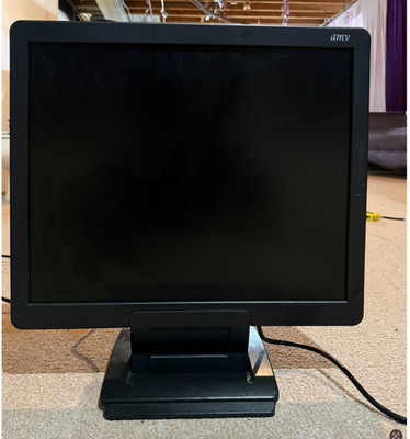 AMV S1916 Computer Monitor 19'' TFT LCD SXGA12ms D-Sub VGA Tested Working Display