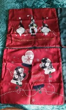 CHRISTMAS THROW PILLOW COVERS SET OF 4 GNOMES  MITTENS T6 