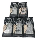 Lot of 5 Ardell Nail Addict Premium Press On Nails Glitter Ombre French New