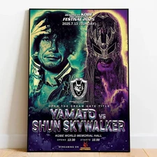 YAMATO vs SHUN SKYWALKER, Dragongate Kobe Pro-Wrestling Festival 2025 Poster