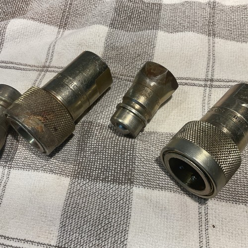 Pioneer 4050-16 Hydraulic Quick Connect Hose Coupling, Male And Female 2 Sets