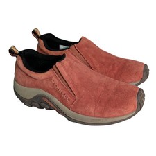 Merrell Jungle Moc Shoes Women Size 7 Rust Red Suede Slip On Clogs J02224 Gorp