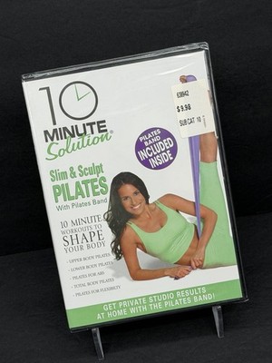 10 Minute Solution: Slim & Sculpt Pilates w/ Pilates Band (DVD, 2007)