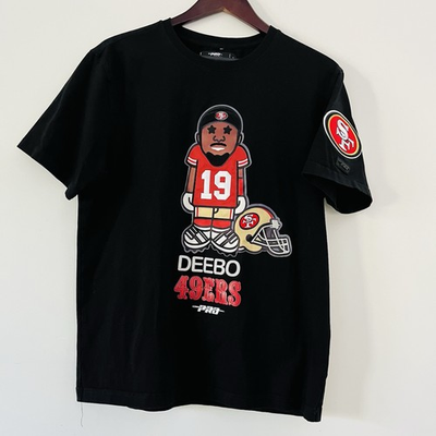 #ad Deebo Samuel Black San Francisco 49ers Avatar Graphic Sz L $25.50