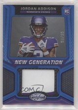 2023 Certified New Generation Jerseys Mirror Blue 90/99 Jordan Addison 0nr3