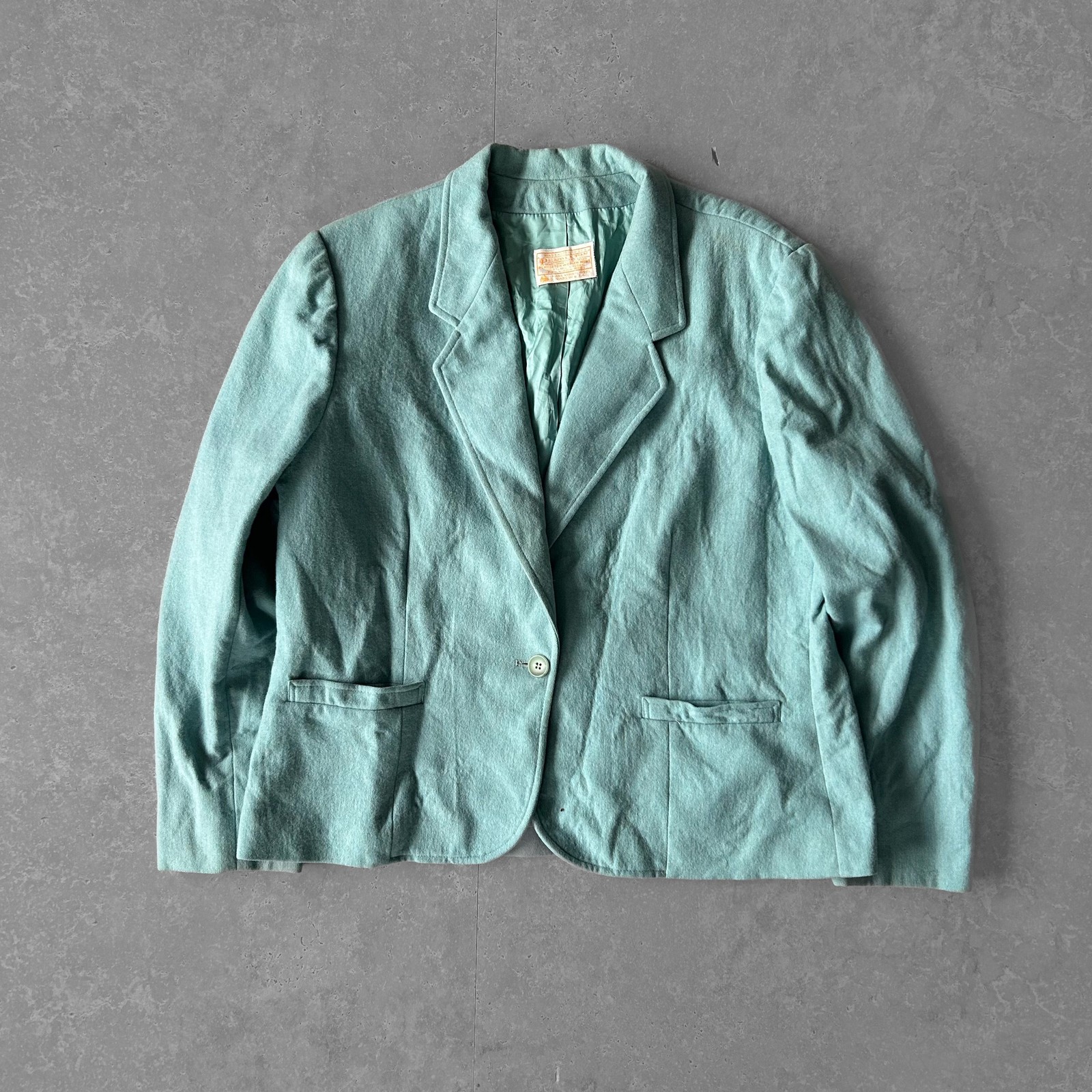 Authentic Vintage Teal Pendleton Wool Blazer for … - image 1