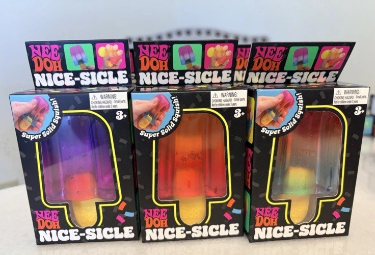 VIRAL Needoh NICE-SICLE Nee Doh Ice Sensory Toy Stress Nice 1pc