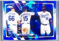 2021 Topps Chrome Sapphire Edition Kansas City Royals #608 Royals