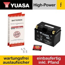 Suzuki Gladius 650, 2009-2016 (WVCX) batteria YUASA, pronta all'uso (incl. deposito 7,50)