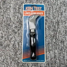 Vintage Ken Test Carpet Linoleum Knife Unused 2.25” Hi Carbon Steel - READ