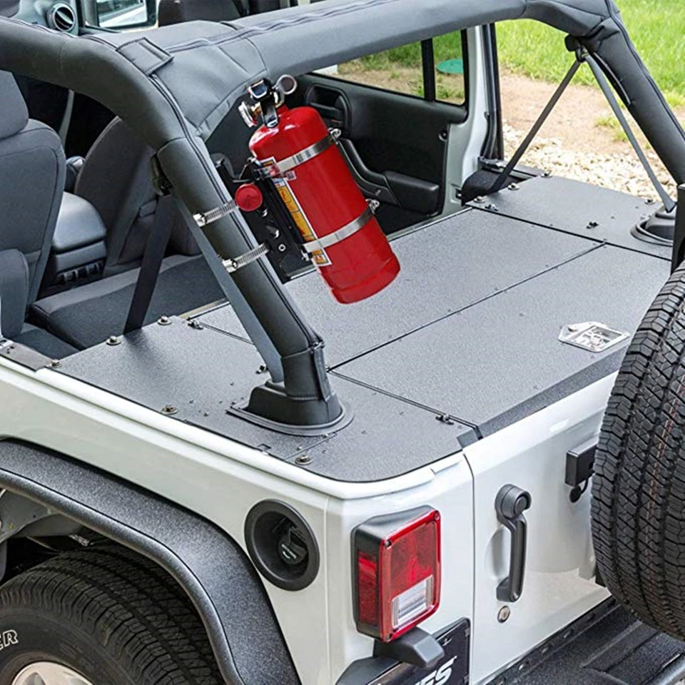 Universal Vehicle Fire Extinguisher Roll Bar Mount Holder for Jeep Wrangler UTV — 第 4/4 张图片