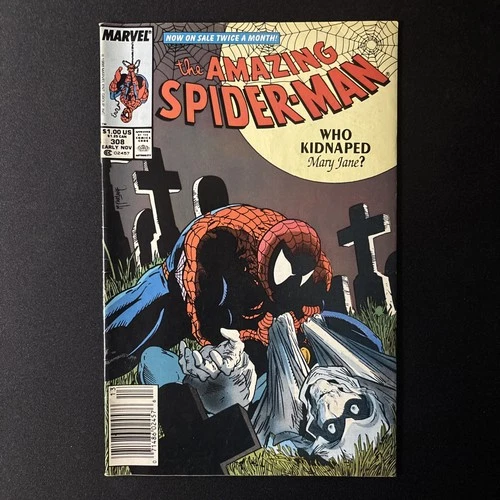 Amazing Spider-Man #308 Rare Mark Jewelers Variant FN+
