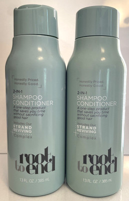 2 Root to End 2-in-1 Shampoo Conditioner 13 oz. strand reviving complex