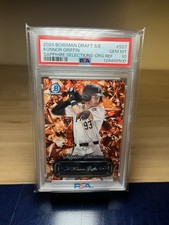 2024 Bowman Chrome Draft SE Sapphire Selections Konnor Griffin Orange /25 PSA 10
