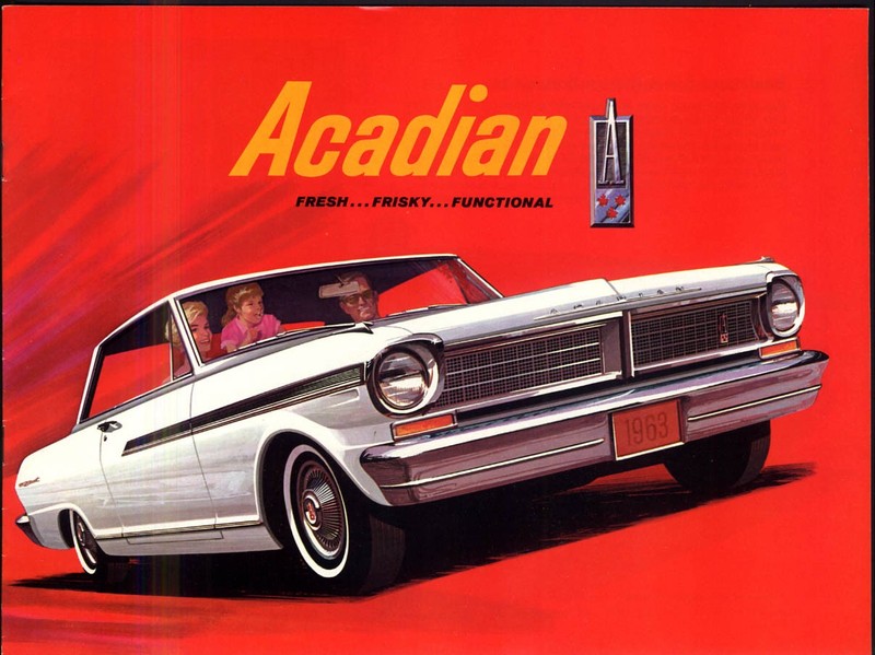 1964 Acadian CANADA sales brochure Beaumont Canso Invader [Chevy II clone]