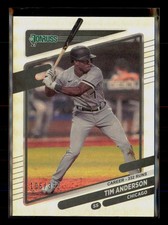 2021 Donruss #178 Tim Anderson Season Stat Line #/322 Chicago White Sox