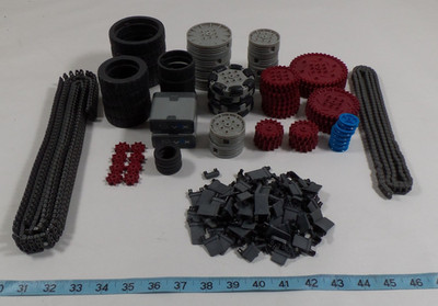 Vex Robotics IQ Robot Building Competition Add-On Kit Wheels Flaps Tracks etc