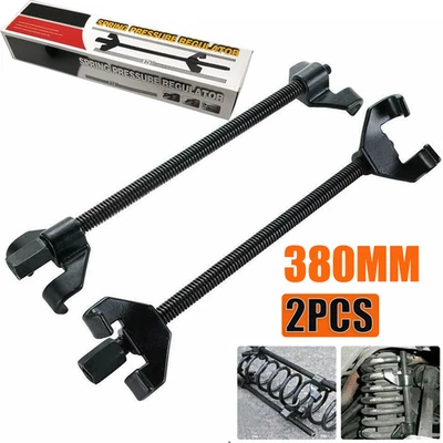 COIL SPRING COMPRESSOR HEAVY DUTY PAIR OF SUSPENSION CLAMPS 380MM TOOL FOR CAR - Image 1 of 4