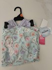 Disney Frozen Girls' Swimsuit Set 2-Piece Rash Guard Shirt, Size 4T, Elsa Anna — photo 1