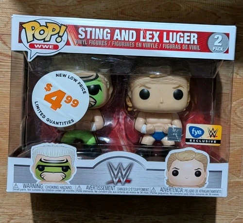 Funko Pop! WWE Sting Lex Luger Vinyl Figure 2-Pack FYE Exclusive