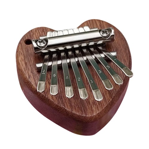 8 Tasten Kalimba Daumen Mini Klavier schöner Klang Finger Tastatur musikalische Hand Kind Spielzeug - Bild 24 von 24