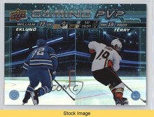 2024-25 Upper Deck Series 1 Gaming PVP Blue William Eklund Troy Terry READ 0b3