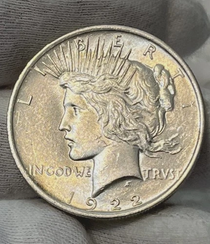 1922 P - 90% Silver Peace Dollar Brilliant Uncirculated BU