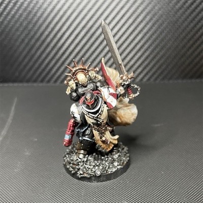 Warhammer 40K Black Templars Marshal Painted Character Space Marines