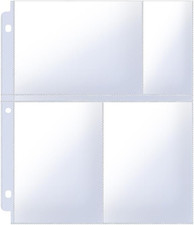 4X6 Photo Sleeves Clear for 3 Ring Binder 240 Pictures , Heavy Duty Plastic Alb