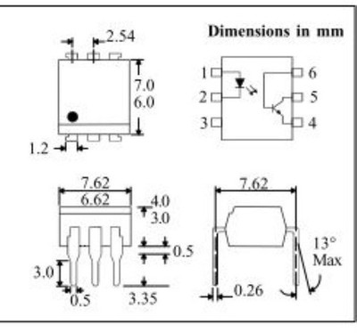 GI MCT275 DIP-6 Optoelectronic - Datasheet Reference USA ship *la