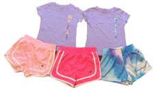 Champion Short Sets Girls Size 4 T Athletic Casual Sport Lot Of 5 Pieces
