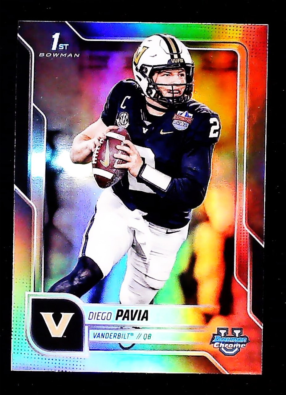 2025 Bowman University Chrome - Diego Pavia #190 Refractor