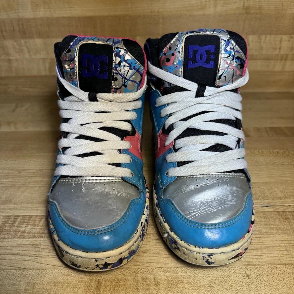 Y2K DC Womens Size 8 Pro Spec 3.0 Cup LE Skate 320286 Multicolor Sneaker Shoes - Image 2 of 4
