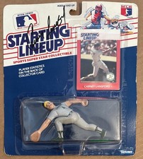 1988 Carney Lansford Signed Starting Lineup Oakland Athletic’s Baseball MLB