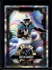 2024 Wild Card 5 Draw Egg Hunt Jaylen Wright Classic Silver Foil Rookie #1/1