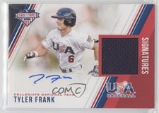 2018 USA Baseball Stars & Stripes and Material Signatures Tyler Frank Auto 0a2