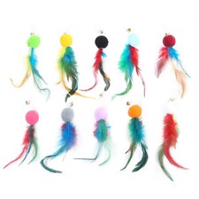 10 Packs Replacement Charm with Bells for Interactive Cats Catcher Toy