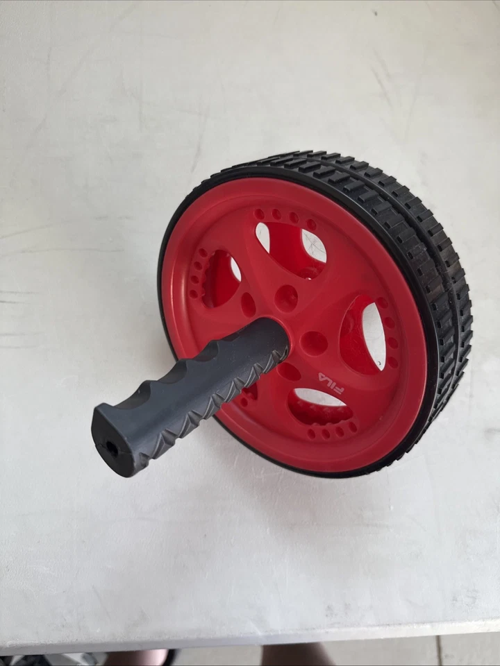 Ab Roller Dual Wheel Abdominal Exercise Fitness Home Gym Equipment - Image 3 of 3