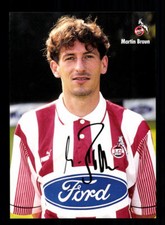 Martin Braun autograph card 1 FC Cologne 1995-96 original signed + A 193162