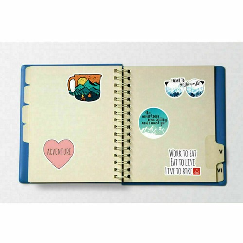 50 Outdoors Hiking Camping Nature Stickers Pack Laptop Car Bumper Bike Decal Lot - Picture 9 of 9