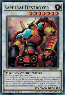 Samurai Destroyer - CIBR-EN081 - Rare - 1st Edition Near Mint ayasarchive