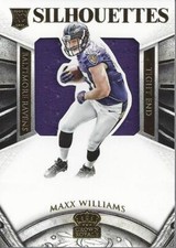 2015 Crown Royale Rookie Silhouettes Gold #227 Maxx Williams Jersey /49 - NM-MT