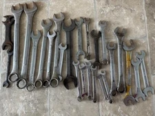 25 Assorted Crescent Wrenches Various Sizes & Manufacturers