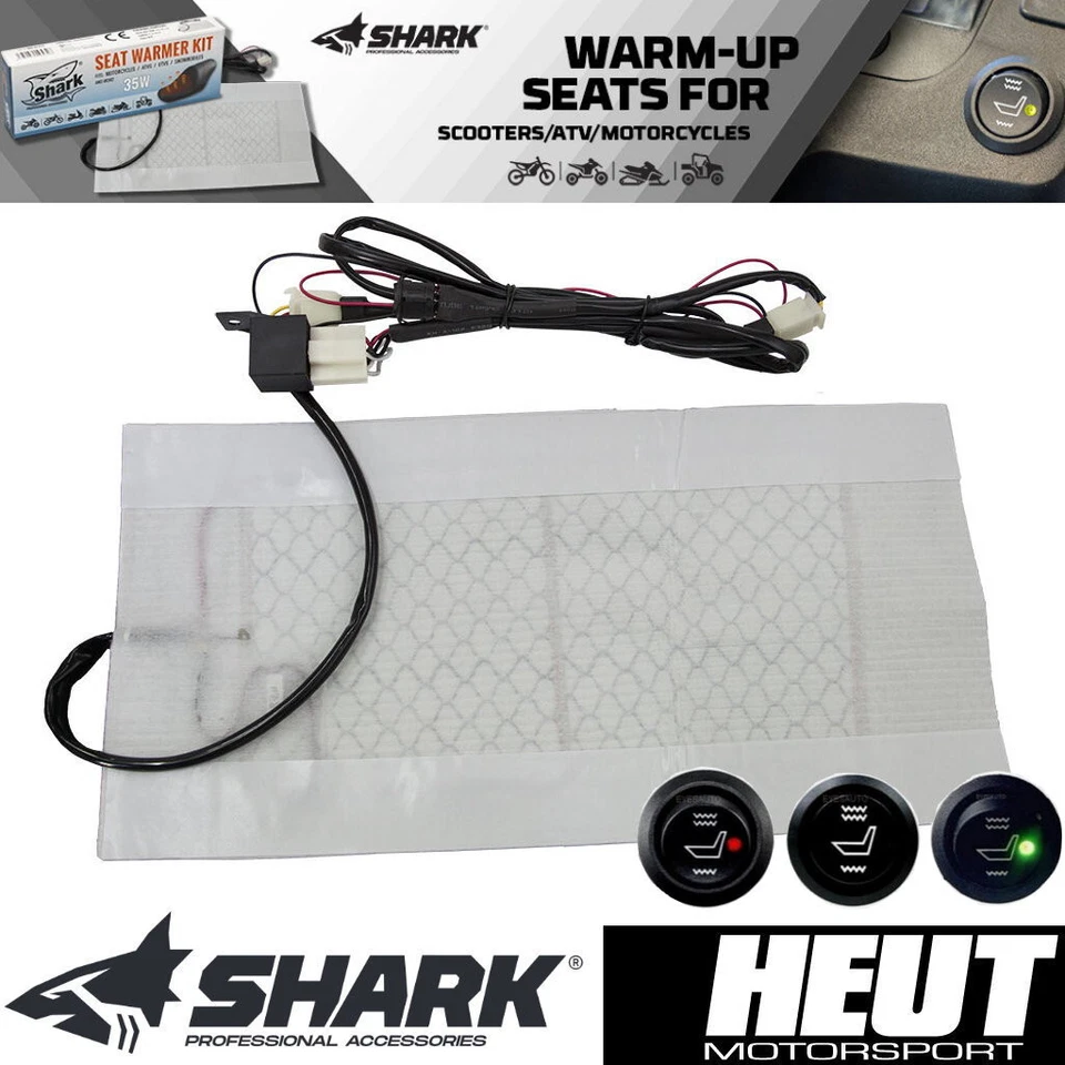 ATV Quad Sitzheizung - 2 stufig - 12Volt 35 Watt f. TGB / CF Moto / Kymco usw. - Bild 4 von 4