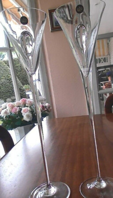 Rosenthal Glas Sammelglas 2 Sektflöten  Studio Line Sektglas