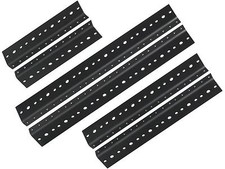 Steel Threaded 19" Mount Rack Rail for Gator SKB Raxxess Roadie Custom Case Pair